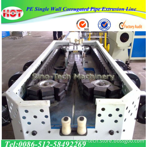 PE Single Wall Corrugated Pipe Extrusion Line/Production Line
